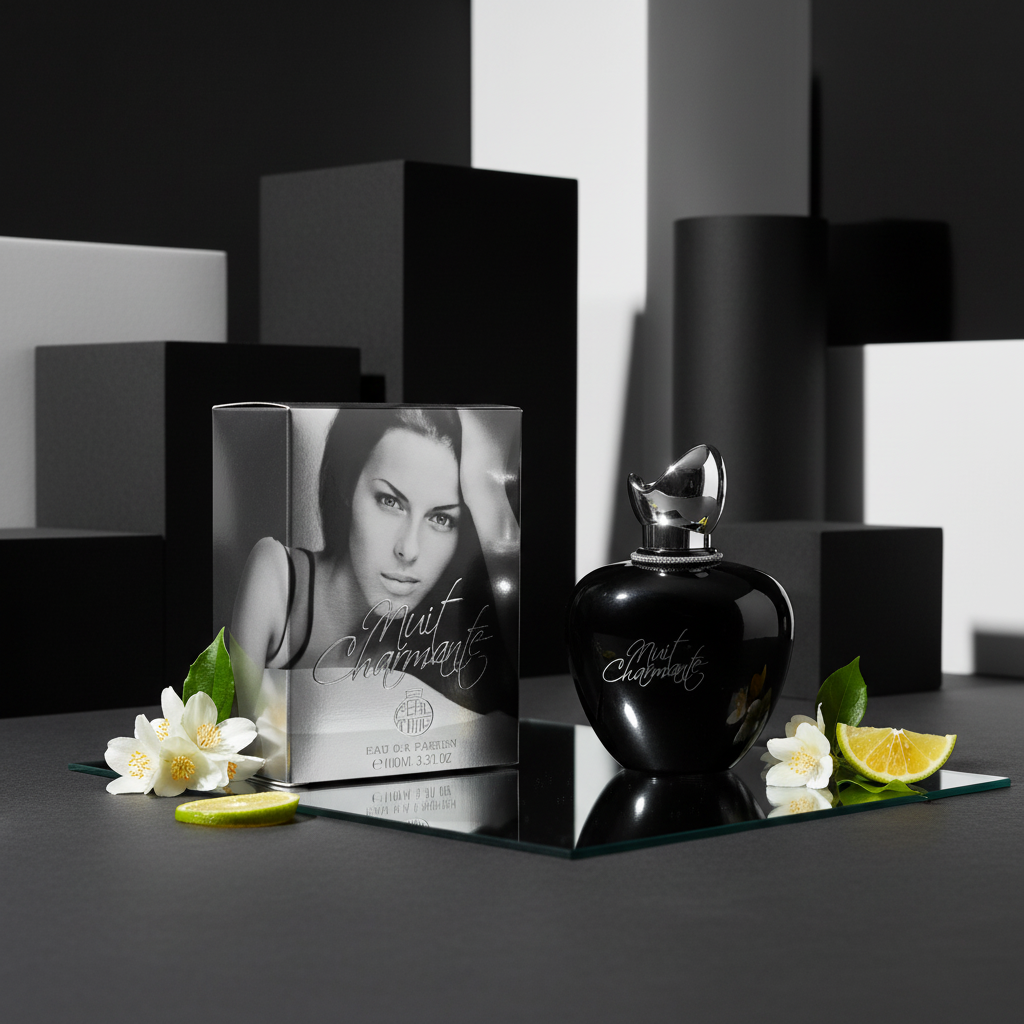 100 ml eau de parfum Nuit Charmante makea, kukkainen tuoksu naisille 3 