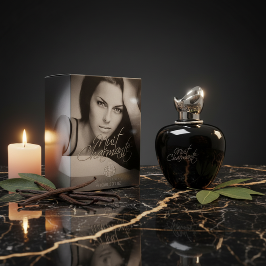 100 ml eau de parfum Nuit Charmante makea, kukkainen tuoksu naisille
