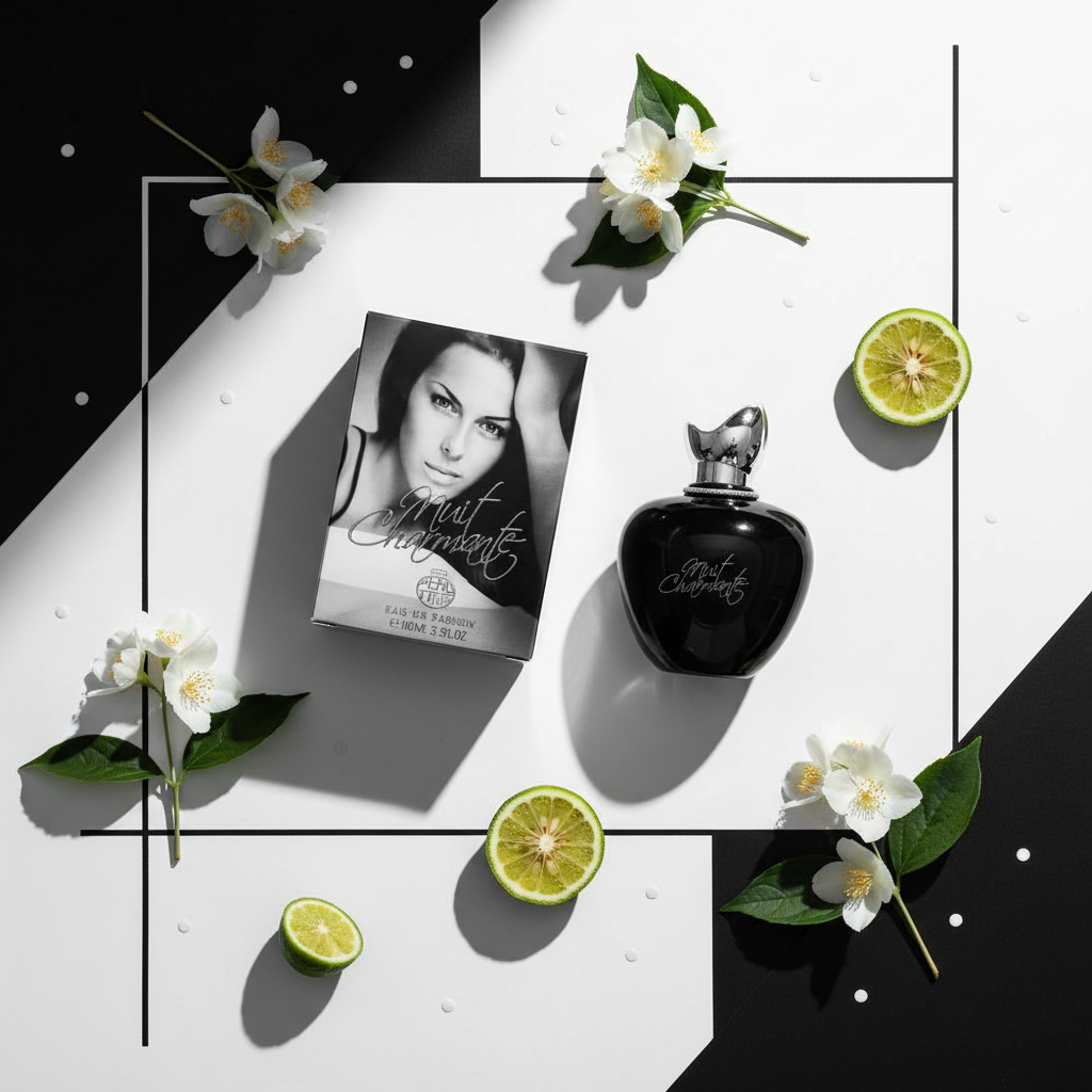 100 ml eau de parfum Nuit Charmante makea, kukkainen tuoksu naisille