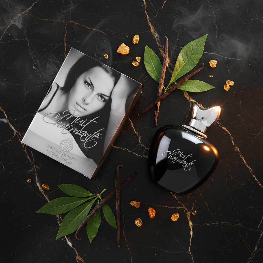 100 ml eau de parfum Nuit Charmante makea, kukkainen tuoksu naisille 7 