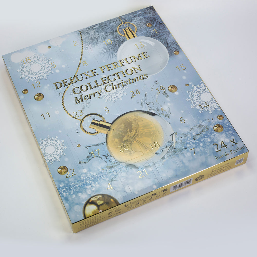 Adventtikalenteri, jossa on eksklusiivisia minihajuvesiä