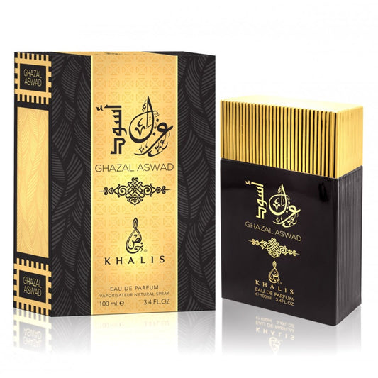 EDP 100ml "Ghazal Aswad" - kukkais-hedelmäinen tuoksu miehille