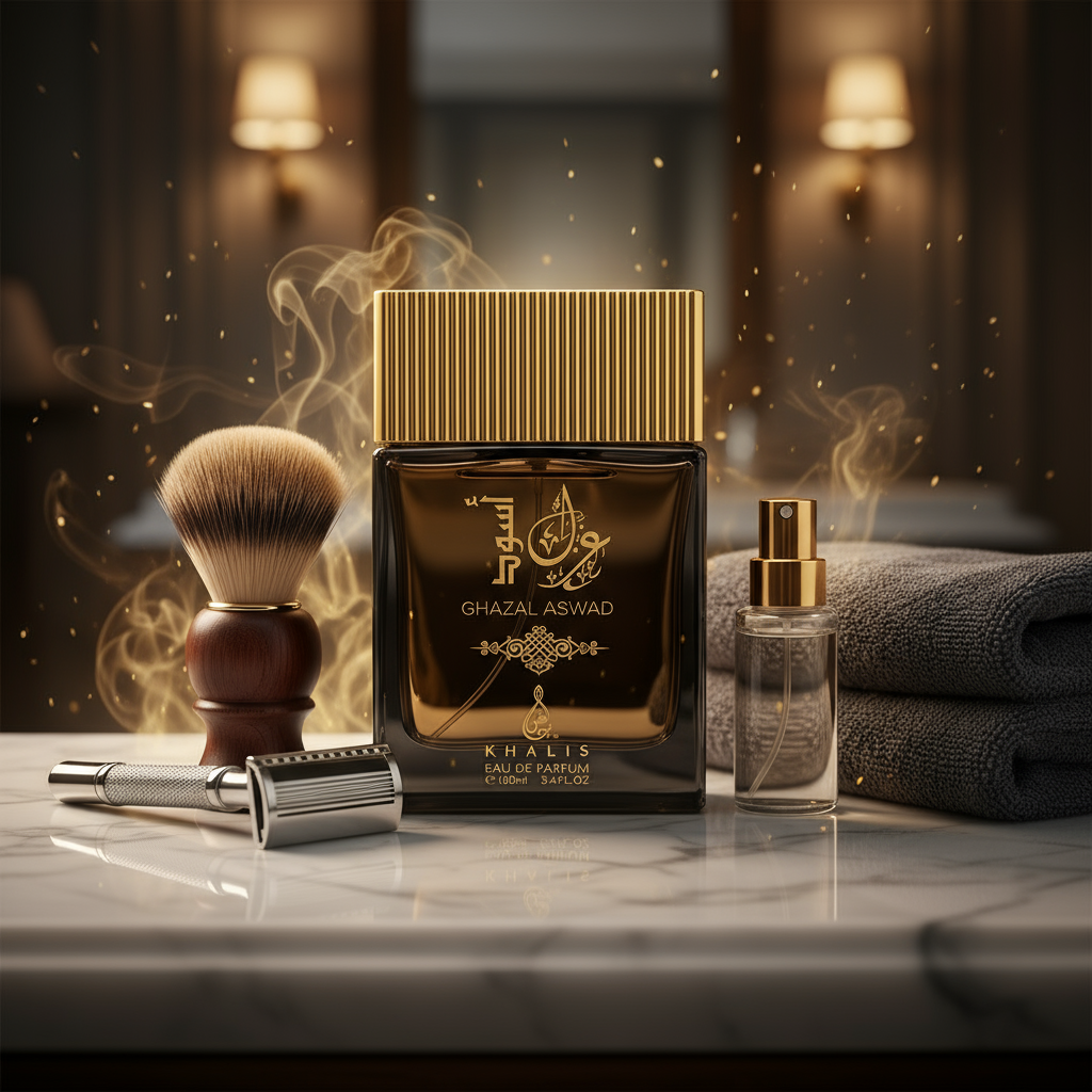 EDP 100ml "Ghazal Aswad" - kukkais-hedelmäinen tuoksu miehille
