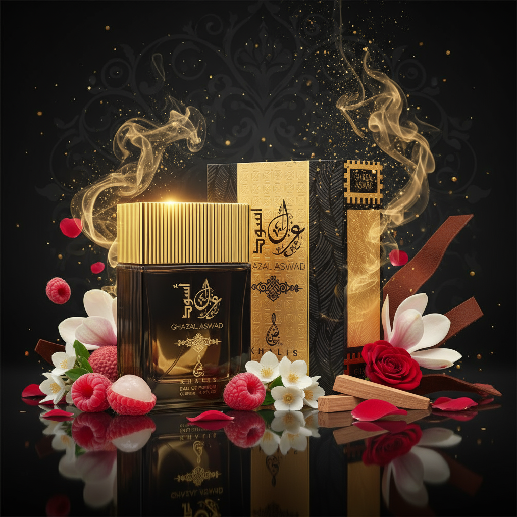 EDP 100ml "Ghazal Aswad" - kukkais-hedelmäinen tuoksu miehille 5 
