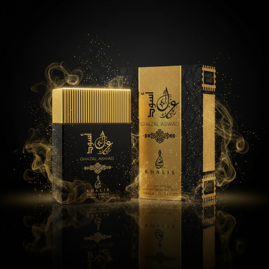 EDP 100ml "Ghazal Aswad" - kukkais-hedelmäinen tuoksu miehille