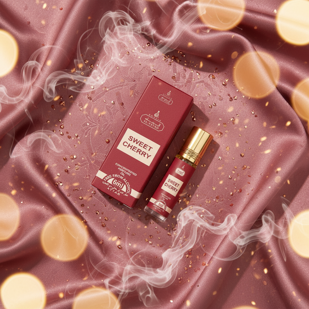 Parfyymiöljy 6ml "Sweet Cherry (Al Riyad)" - hedelmäinen-kukkainen tuoksu unisex
