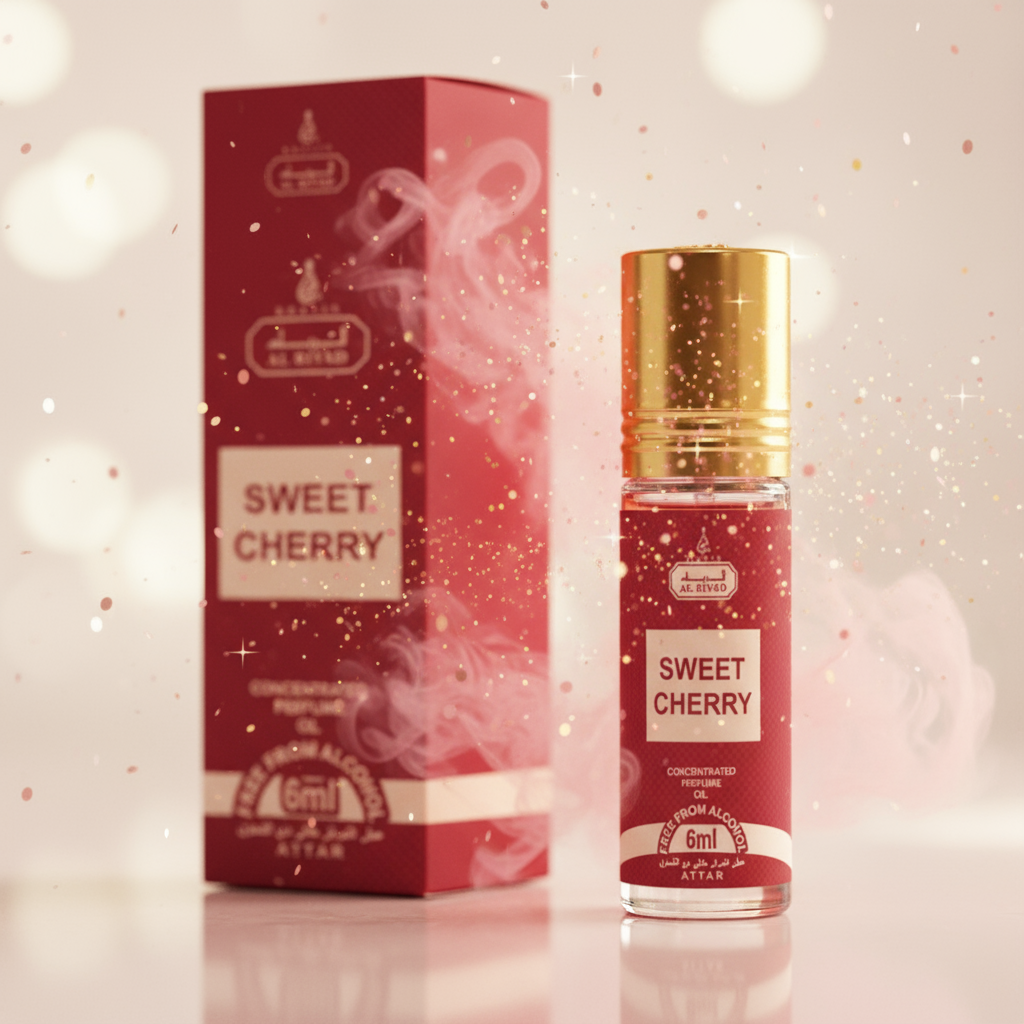 Parfyymiöljy 6ml "Sweet Cherry (Al Riyad)" - hedelmäinen-kukkainen tuoksu unisex 1 