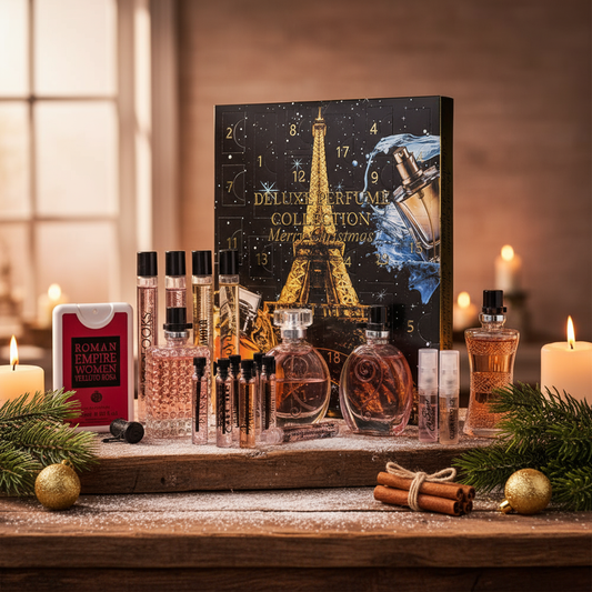 Joulukalenteri ainutlaatuisilla minihajuvesillä
