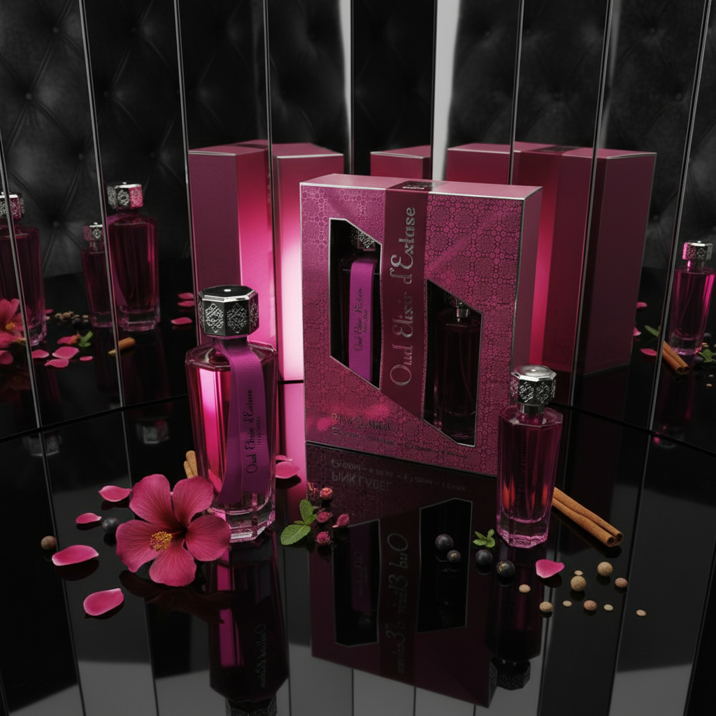 EDP 100 ml + 30 ml ”Oud Elixir Pink” - kukkainen-itämainen tuoksu