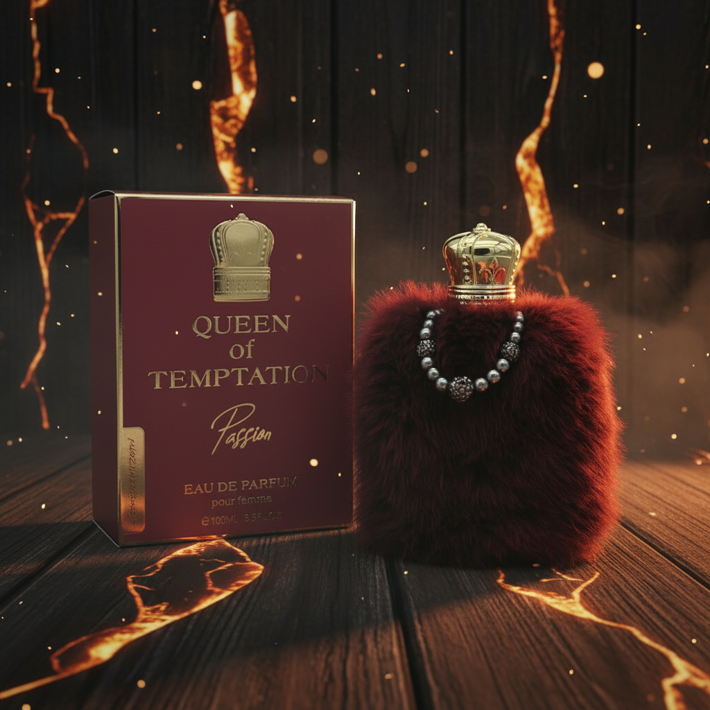 Eau de Parfum 100ml "Queen of Temptation Passion" – amber- ja kukkaistuoksu 1 
