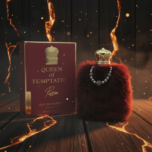 Eau de Parfum 100ml "Queen of Temptation Passion" – amber- ja kukkaistuoksu