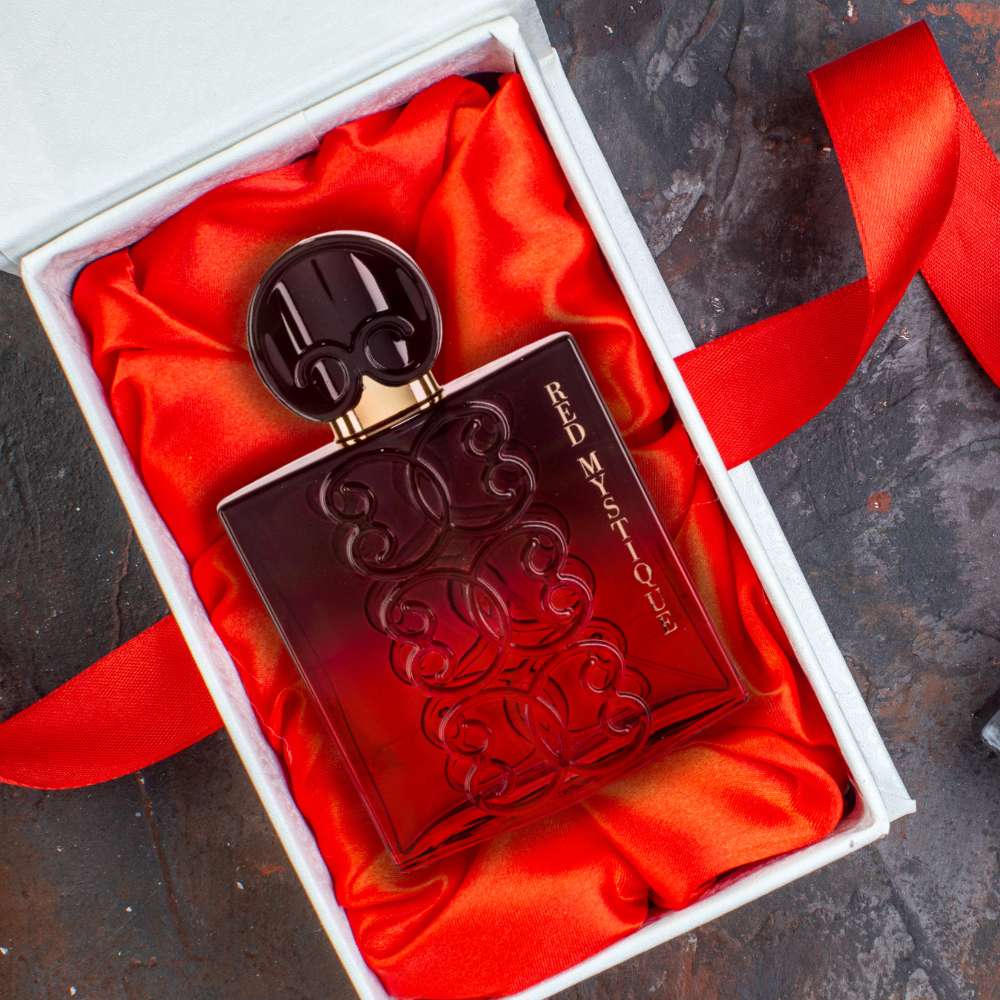 Eau de Parfum 100ml "Black Intense Red Mystique" – kukka-hedelmäinen tuoksu