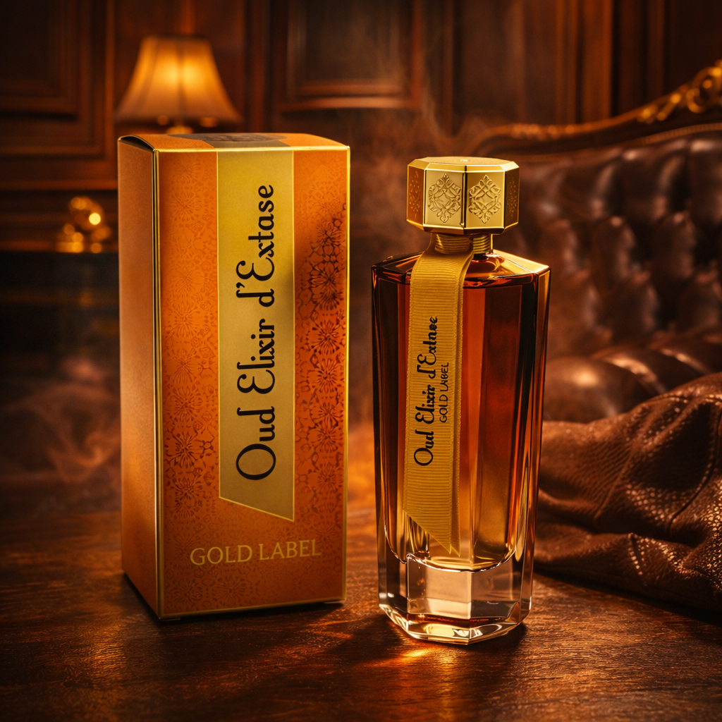 EDP 100 ml ”Oud Elixir d’Extase Gold Label” – puumainen chypre-tuoksu 1 