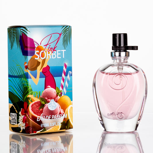 15 ml EDP "PINK SORBET" - hedelmäinen - aromaattinen tuoksu