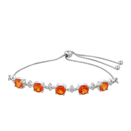 HopeaRannekoru Padparadschan Kvartsilla
