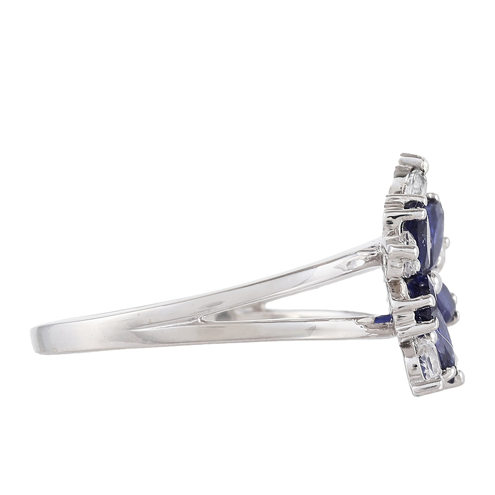 HopeaSormus Thaisafiirilla ja Valkoisella Topaasilla 2 