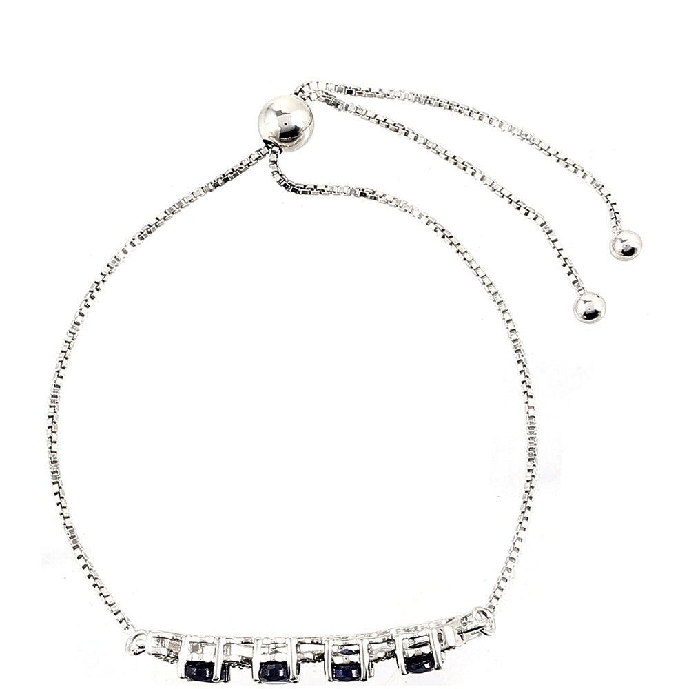 HopeaRannekoru Thaisafiirilla ja Valkoisella Topaasilla