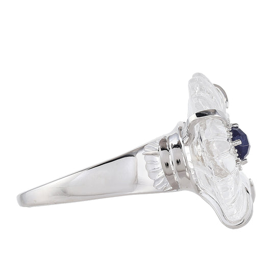 HopeaSormus Thaisafiirilla ja Kristallikvartsilla