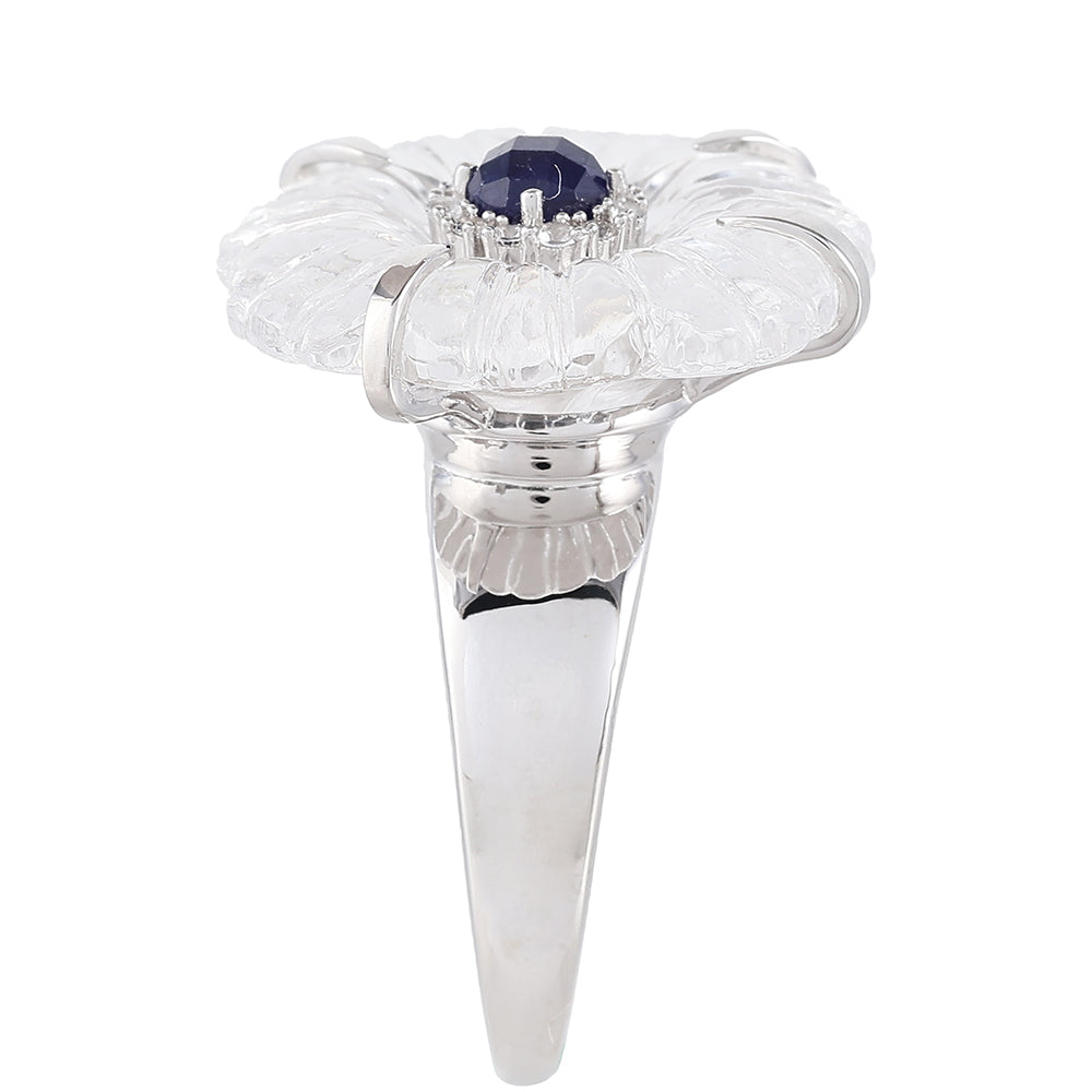 HopeaSormus Thaisafiirilla ja Kristallikvartsilla