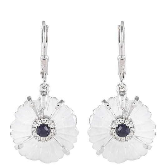 HopeaKorvakorut Thaisafiirilla ja Kristallikvartsilla