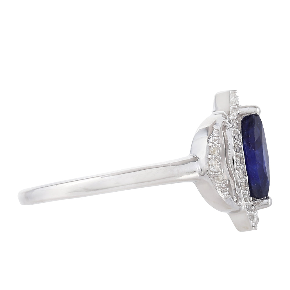 HopeaSormus Thaisafiirilla ja Valkoisella Topaasilla 2 