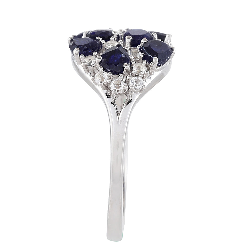 HopeaSormus Thaisafiirilla ja Valkoisella Topaasilla 3 