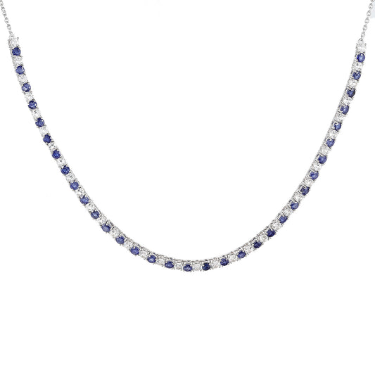 HopeaKaulakoru Thaisafiirilla ja Valkoisella Topaasilla