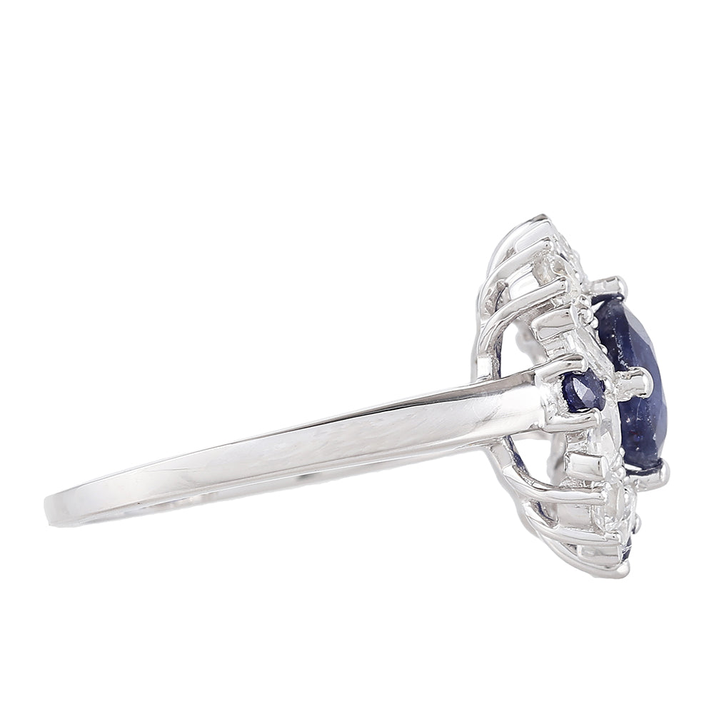 HopeaSormus Thaisafiirilla ja Valkoisella Topaasilla 2 