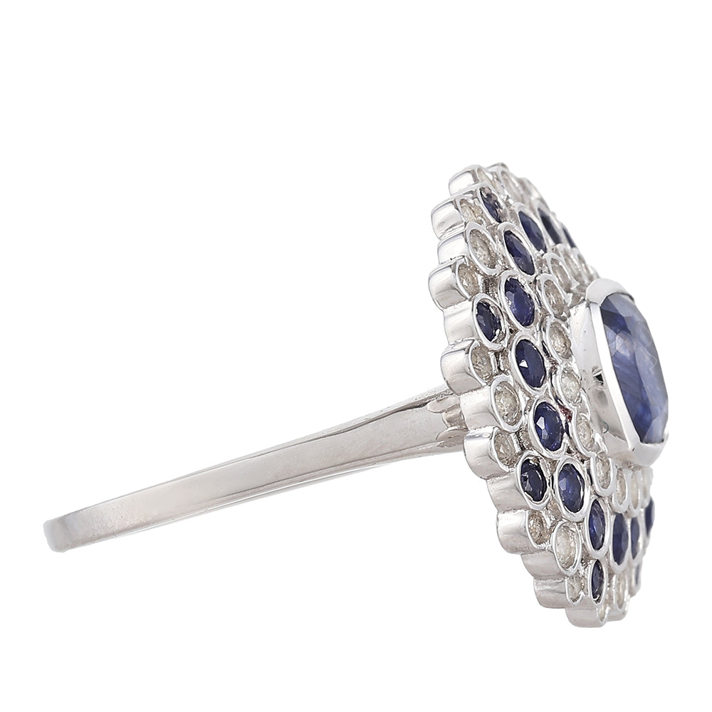 HopeaSormus Thaisafiirilla ja Valkoisella Topaasilla 2 