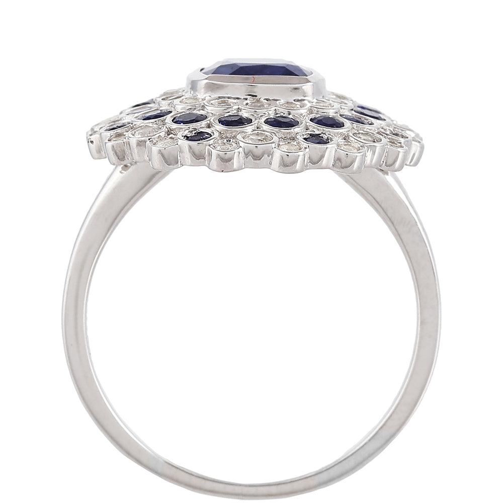 HopeaSormus Thaisafiirilla ja Valkoisella Topaasilla 4 