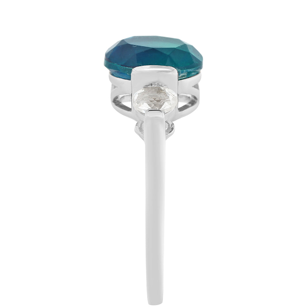 HopeaSormus Riikinkukkokvartsilla ja Valkoisella Topaasilla