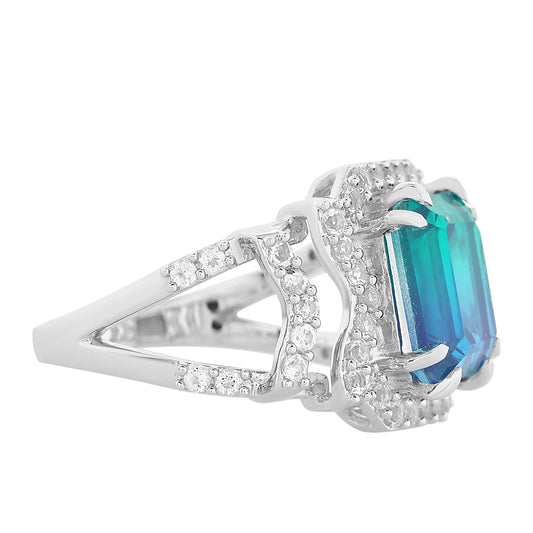 HopeaSormus Riikinkukkokvartsilla ja Valkoisella Topaasilla