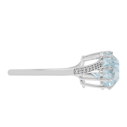 HopeaSormus Taivaansinisellä Topaasilla ja Luonnonzirkonialla