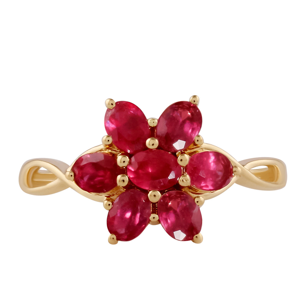 KultaSormus Malagassin Rubiinilla 1 