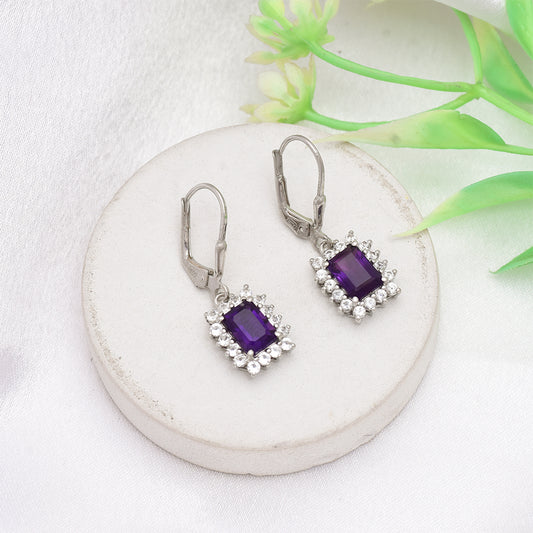 HopeaKorvakorut Marokon Ametistilla ja Valkoisella Topaasilla