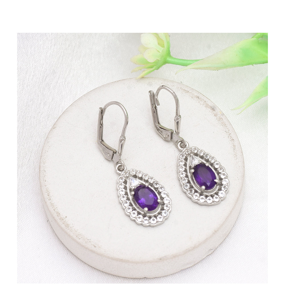 HopeaKorvakorut Marokon Ametistilla ja Valkoisella Topaasilla 1 