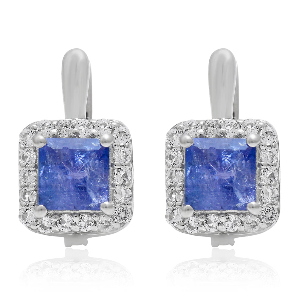 HopeaKorvakorut AAA Tansaniitilla ja Valkoisella Topaasilla 3 