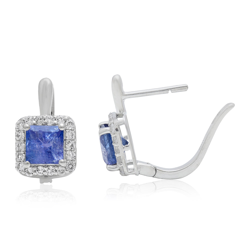 HopeaKorvakorut AAA Tansaniitilla ja Valkoisella Topaasilla