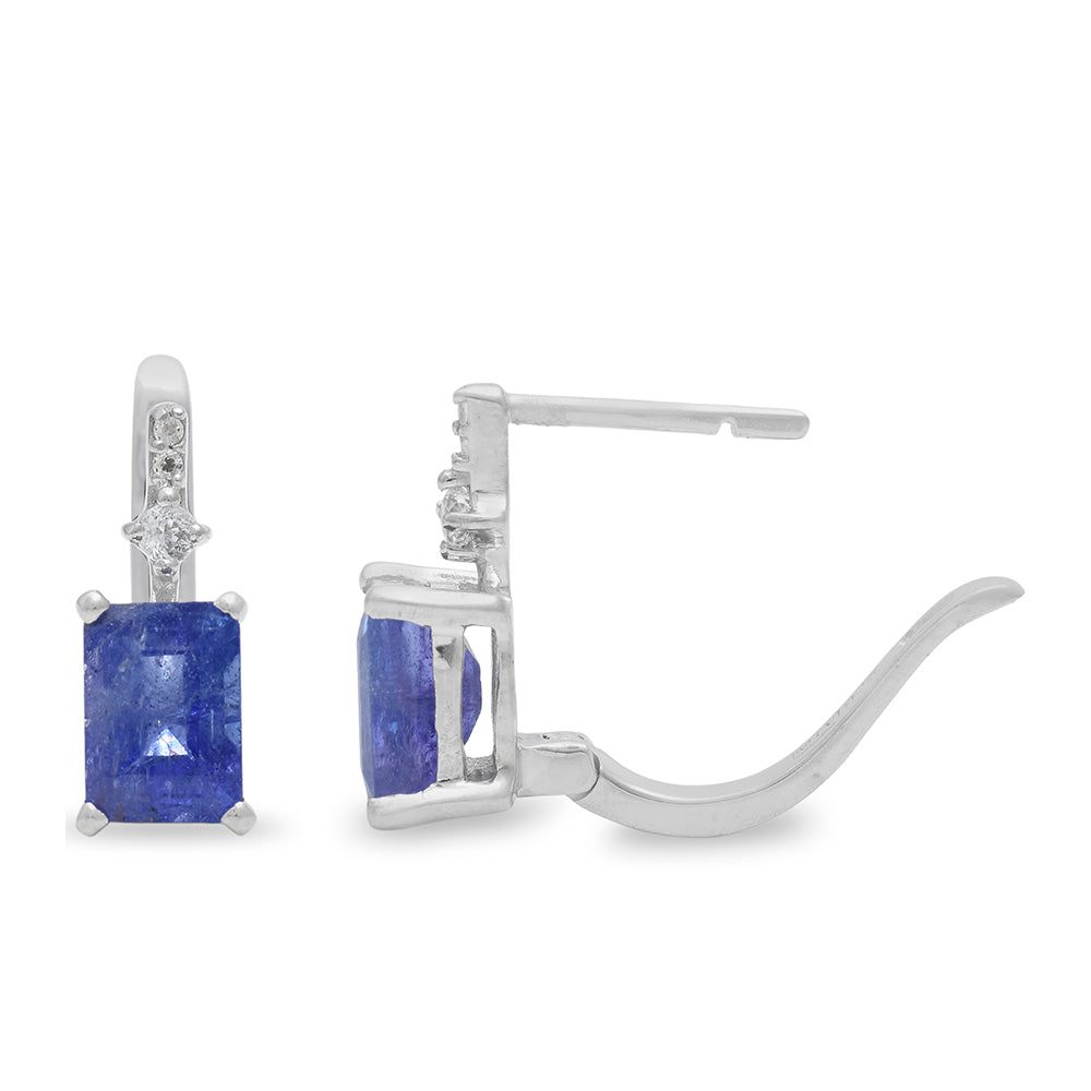 HopeaKorvakorut AAA Tansaniitilla ja Valkoisella Topaasilla 4 