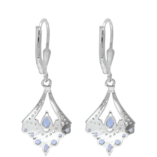 HopeaKorvakorut AAA Tansaniitilla ja Valkoisella Topaasilla