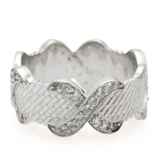 HopeaSormus Valkoisella Topaasilla