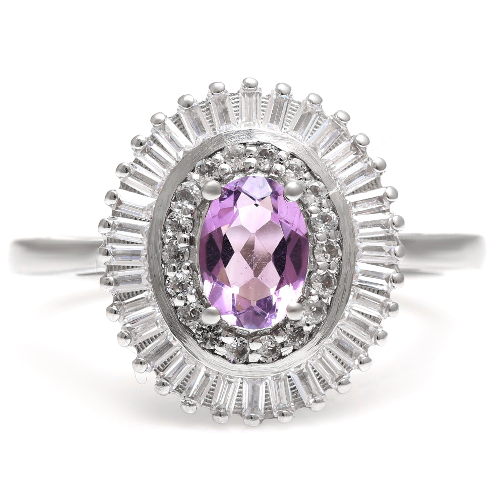 HopeaSormus Brasilian Smaragdilla ja Valkoisella Topaasilla