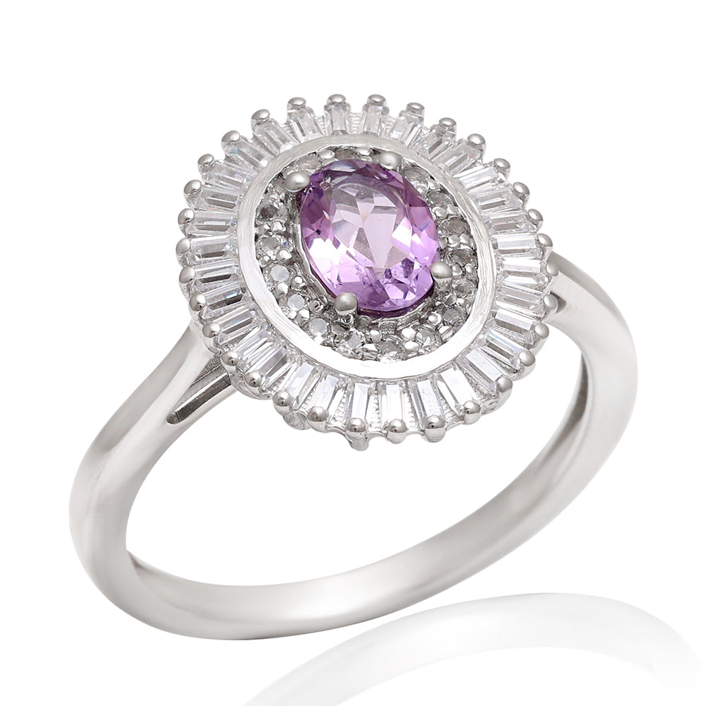 HopeaSormus Brasilian Smaragdilla ja Valkoisella Topaasilla