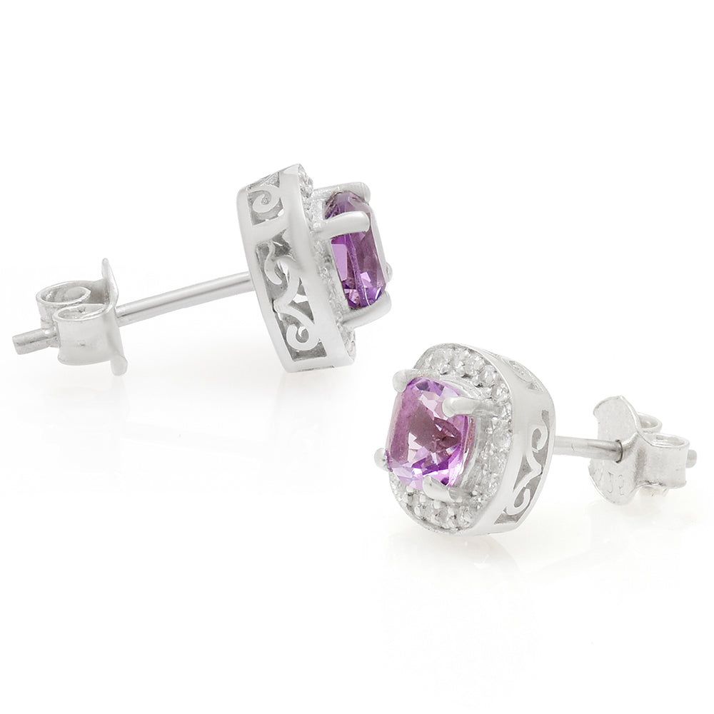 HopeaKorvakorut Brasilian Smaragdilla ja Valkoisella Topaasilla 4 