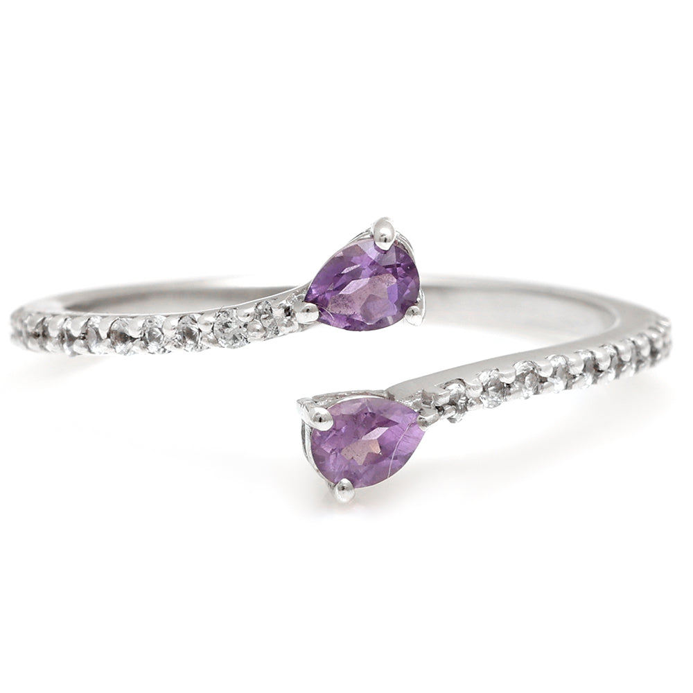 HopeaSormus Brasilian Smaragdilla ja Valkoisella Topaasilla