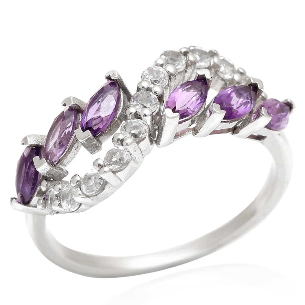 HopeaSormus Brasilian Smaragdilla ja Valkoisella Topaasilla