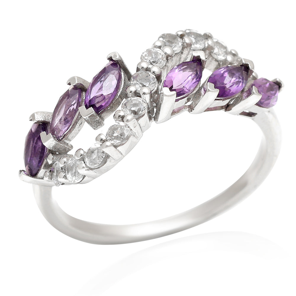 HopeaSormus Brasilian Smaragdilla ja Valkoisella Topaasilla