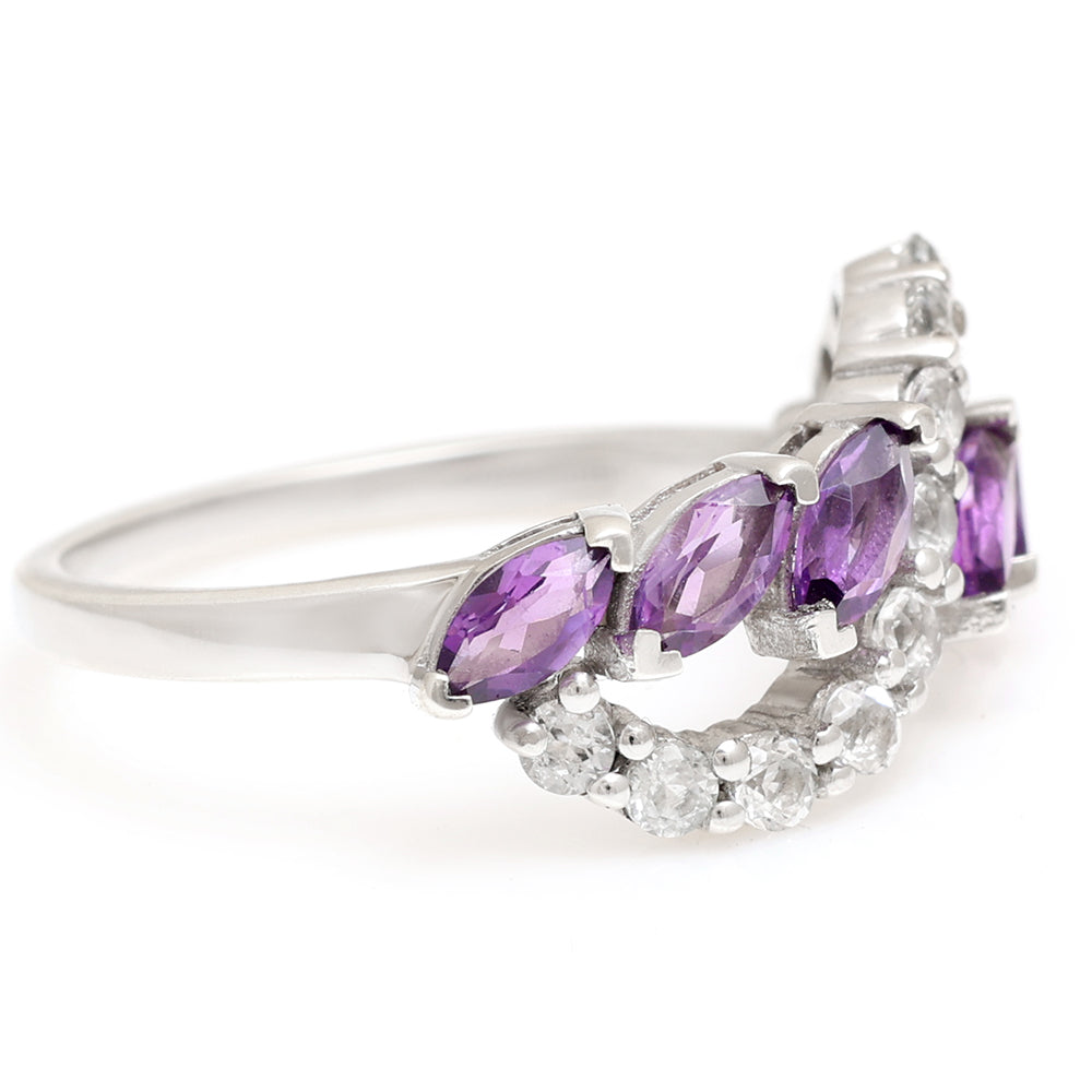 HopeaSormus Brasilian Smaragdilla ja Valkoisella Topaasilla