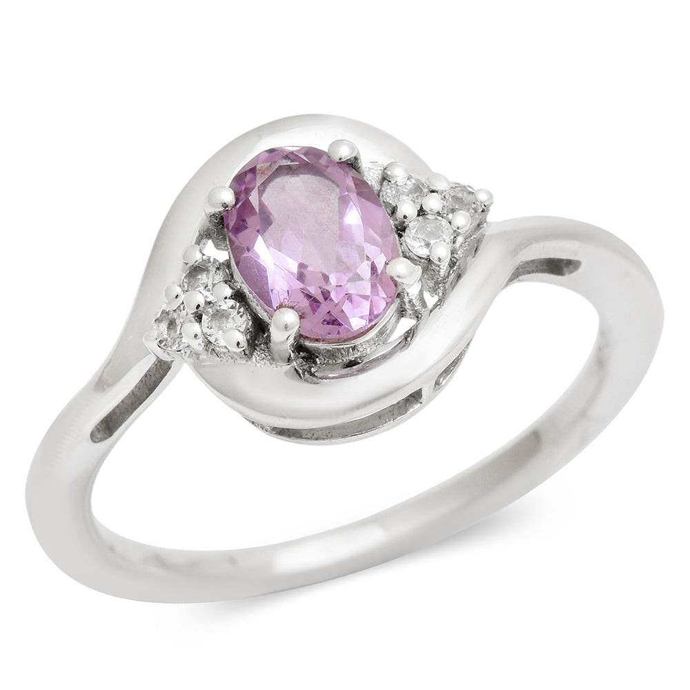 HopeaSormus Brasilian Smaragdilla ja Valkoisella Topaasilla