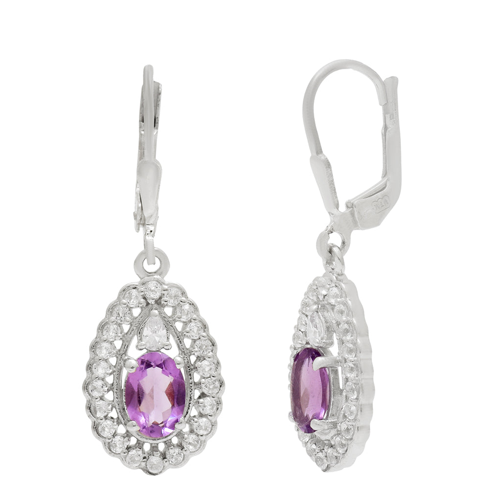 HopeaKorvakorut Brasilian Smaragdilla ja Valkoisella Topaasilla 4 